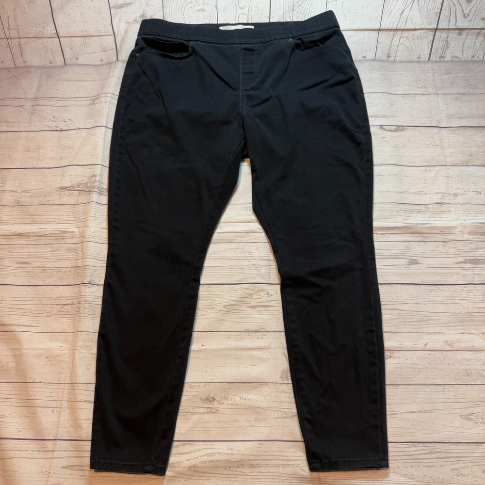 Signature By Levi Strauss Shaping Pull-On Super Skinny Pants Size 20 (Fit 37x27)